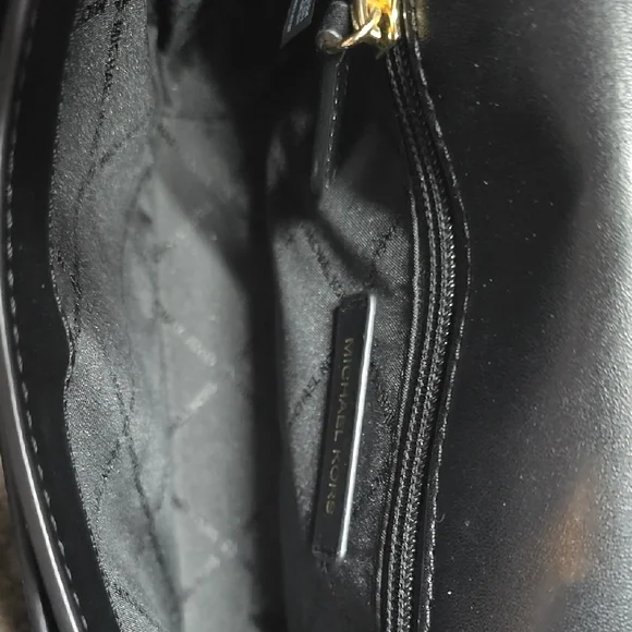 Michael Kors Black and Gold Crossbody Bag - Picture 5 of 8
